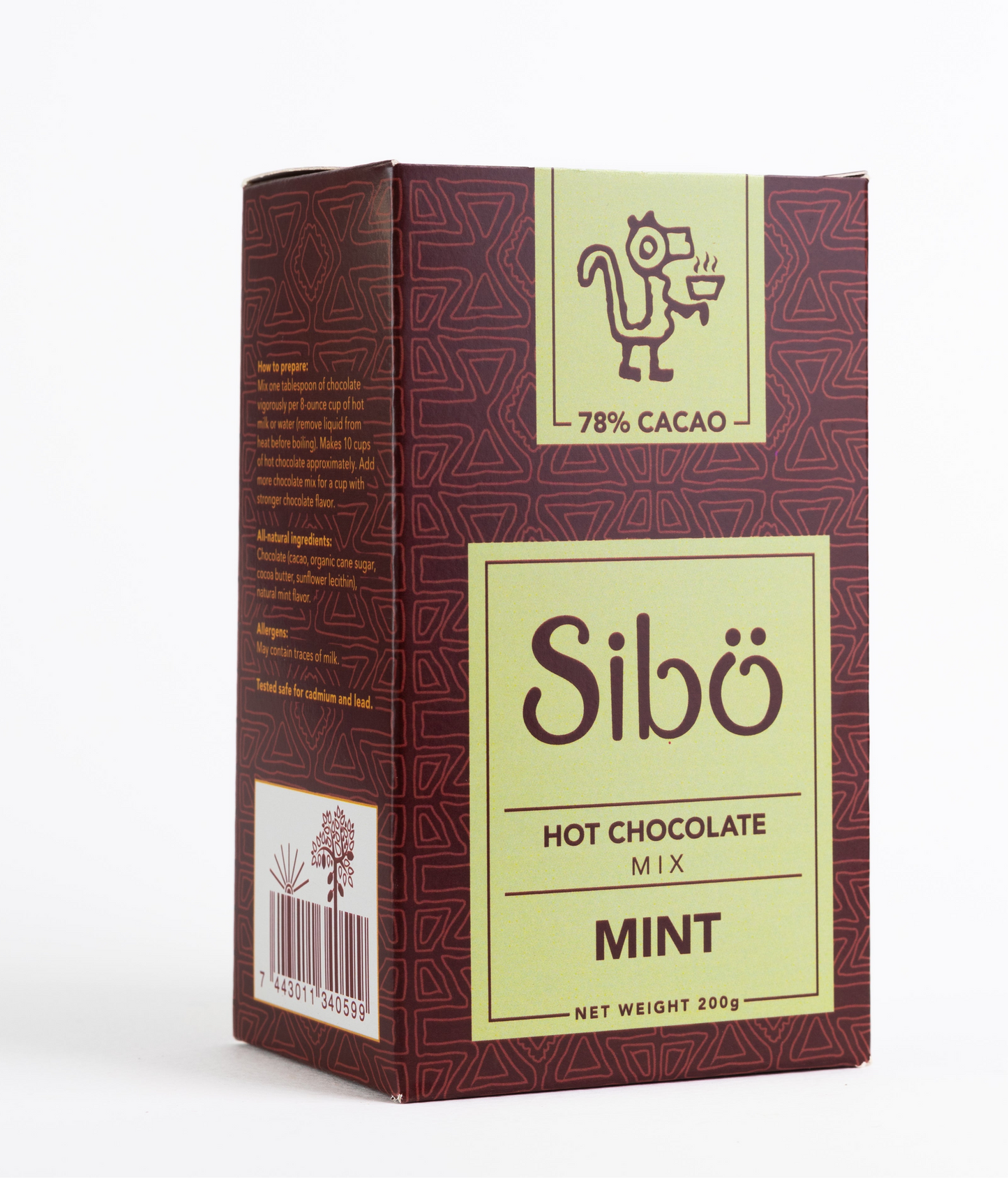 Mint Hot Drinking Chocolate Box - 200g