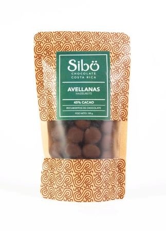 Hazelnuts Covered in 45% Dark Milk Chocolate Pouch - 100g