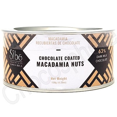 Chocolate Covered Macadamia Nuts Canister – 120g 