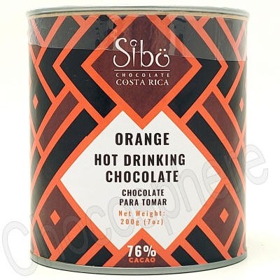 Orange Hot Drinking Chocolate Canister - 200g