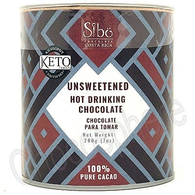 Unsweetened "Keto" Hot Drinking Chocolate Canister - 200g