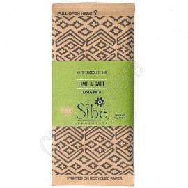 Sibo Lime & Salt White Chocolate Bar – 50g