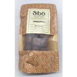 Sibo Pineapple Pieces in 45% Milk Chocolate Pouch - 100g  – Chocosphere