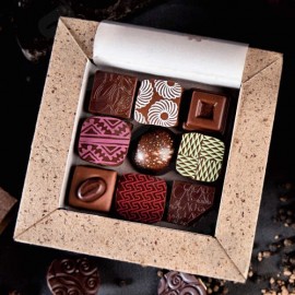 Sibo Truffle Bonbon & Caramel Bonbon Gift Box - 9pc
