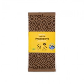 Sibo Sibo Cardamom & Coffee 45% Single Origin Milk Chocolate Bar - 50g