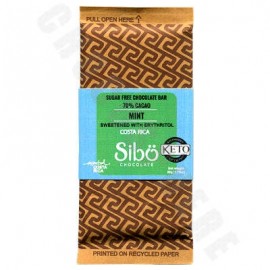 Sibo Sugar-Free 70% Mint Dark "Keto" Chocolate Bar – 50g