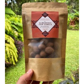 Sibo Cinnamon-Dusted Chocolate Covered Almonds Pouch - 100g