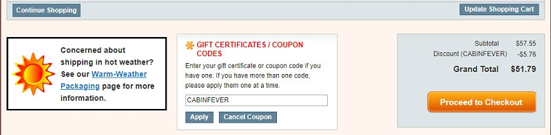 Coupon Code Example